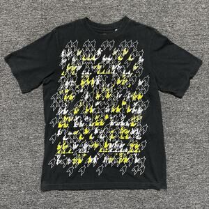 Y2k sean john black and yellow t-shirt